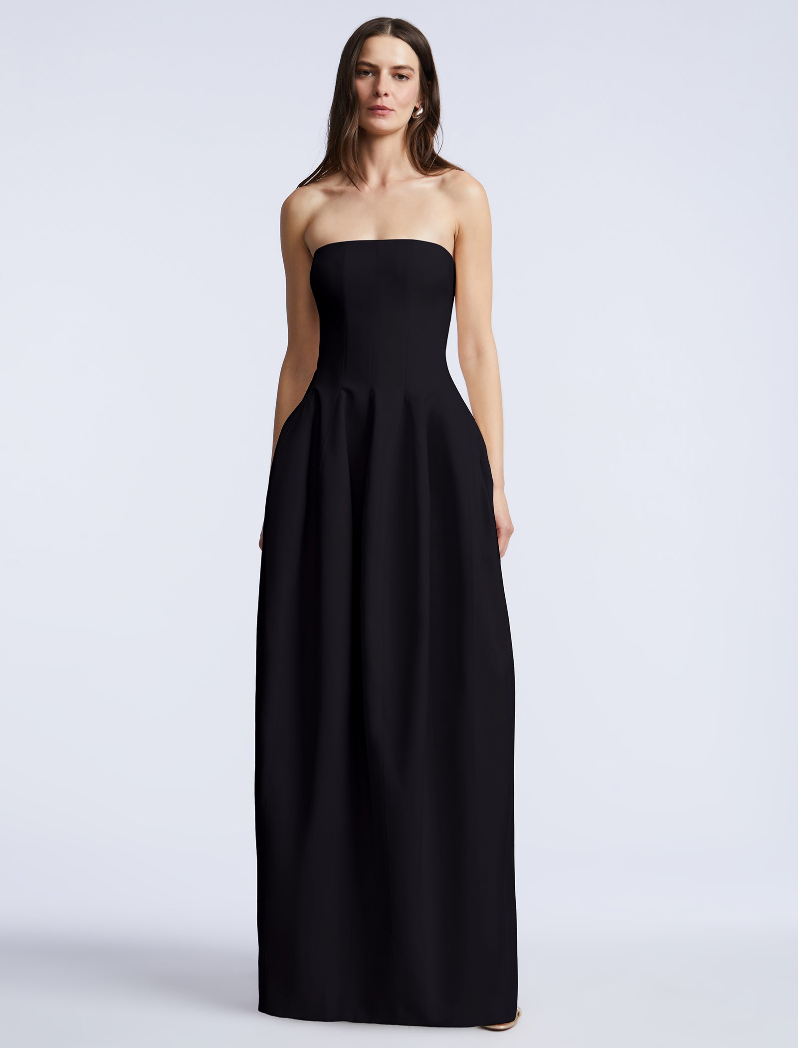 bcbgeneration Solid Structured Gown Black