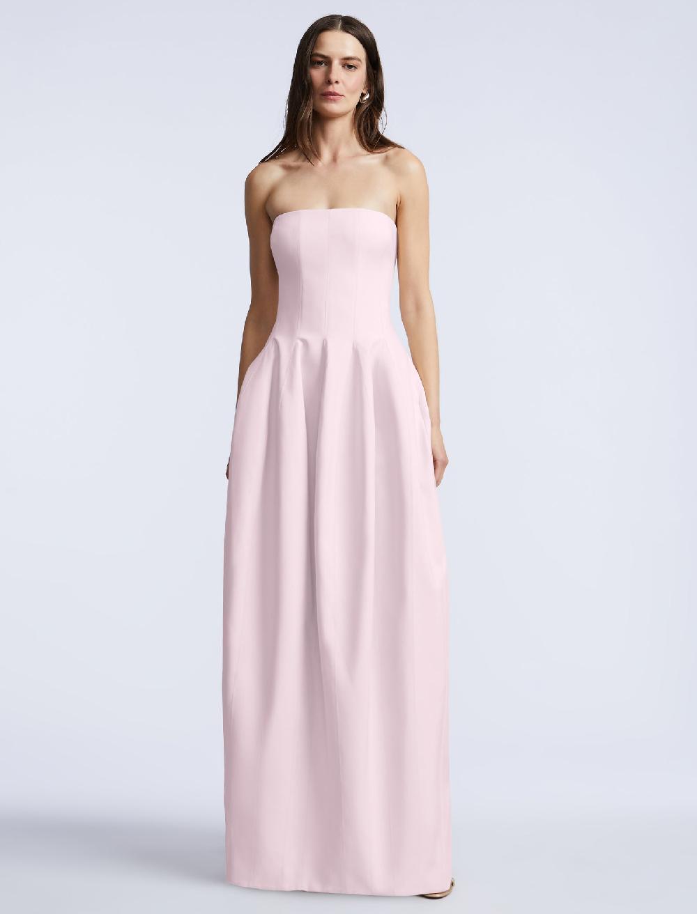 bcbgeneration Solid Structured Gown Blossom
