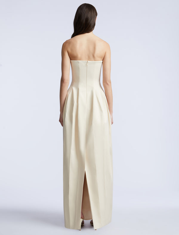Bcbgeneration Solid Structured Gown Creme