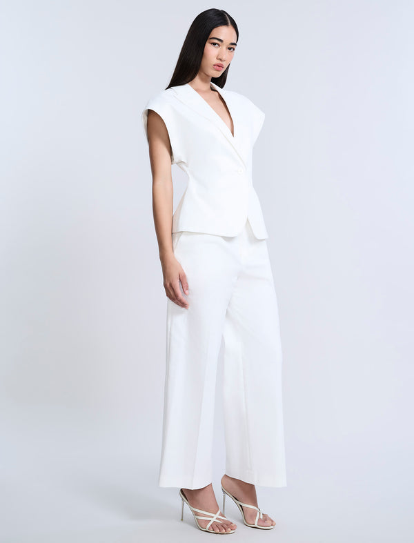 Bcbgeneration Twill Vest Chalk