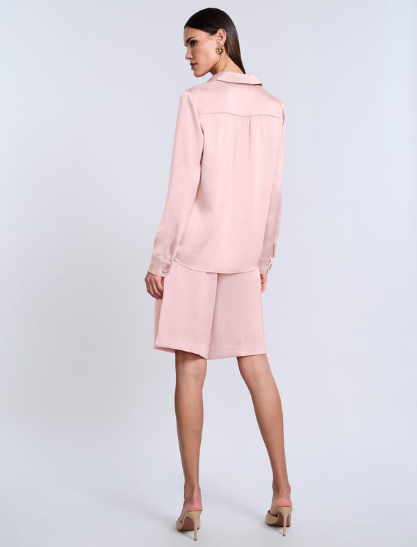 Bcbgeneration Washed Relaxed Button Down Blossom