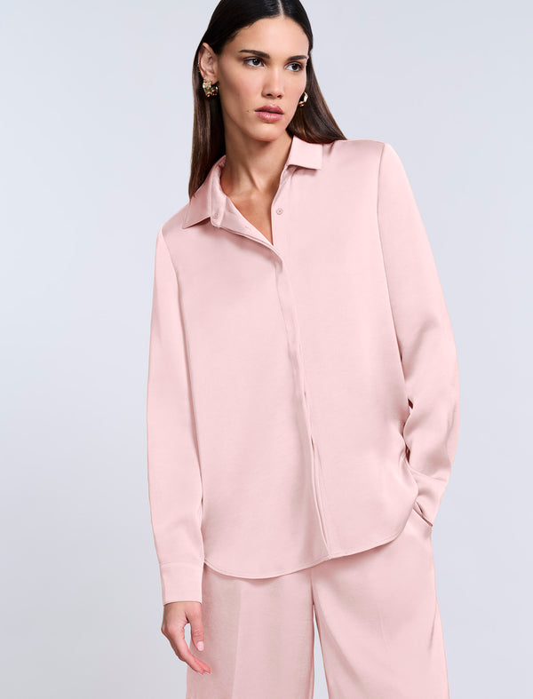 Bcbgeneration Washed Relaxed Button Down Blossom