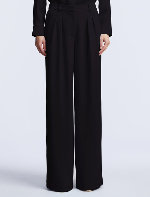 Bcbgeneration Washed Relaxed Tailored Pant Black