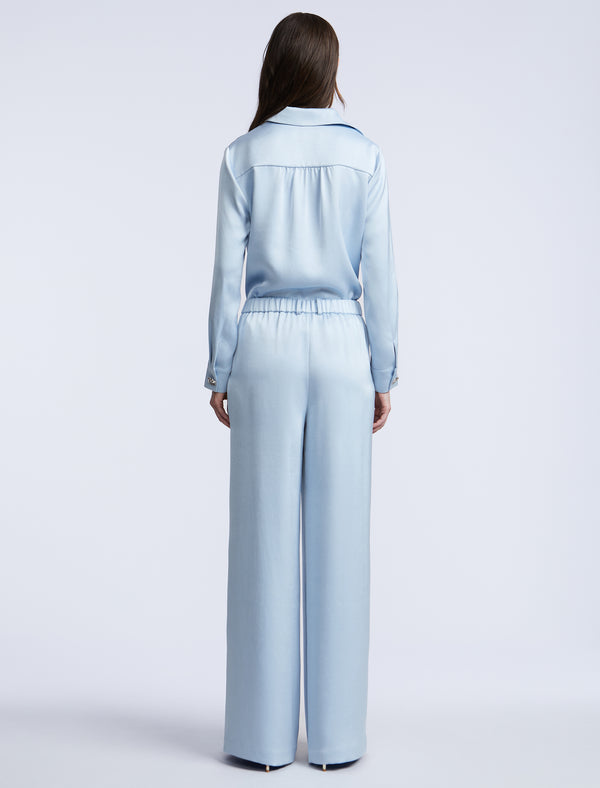 Bcbgeneration Washed Relaxed Tailored Pant Skyway