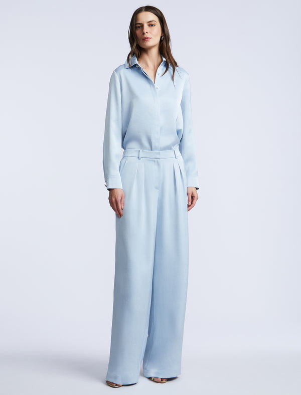 Bcbgeneration Washed Relaxed Tailored Pant Skyway