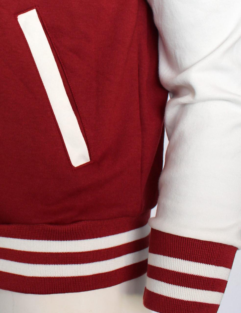 Bcpolo Baseball Jacket Varsity Jacket Letterman Jacket-Unisex Black