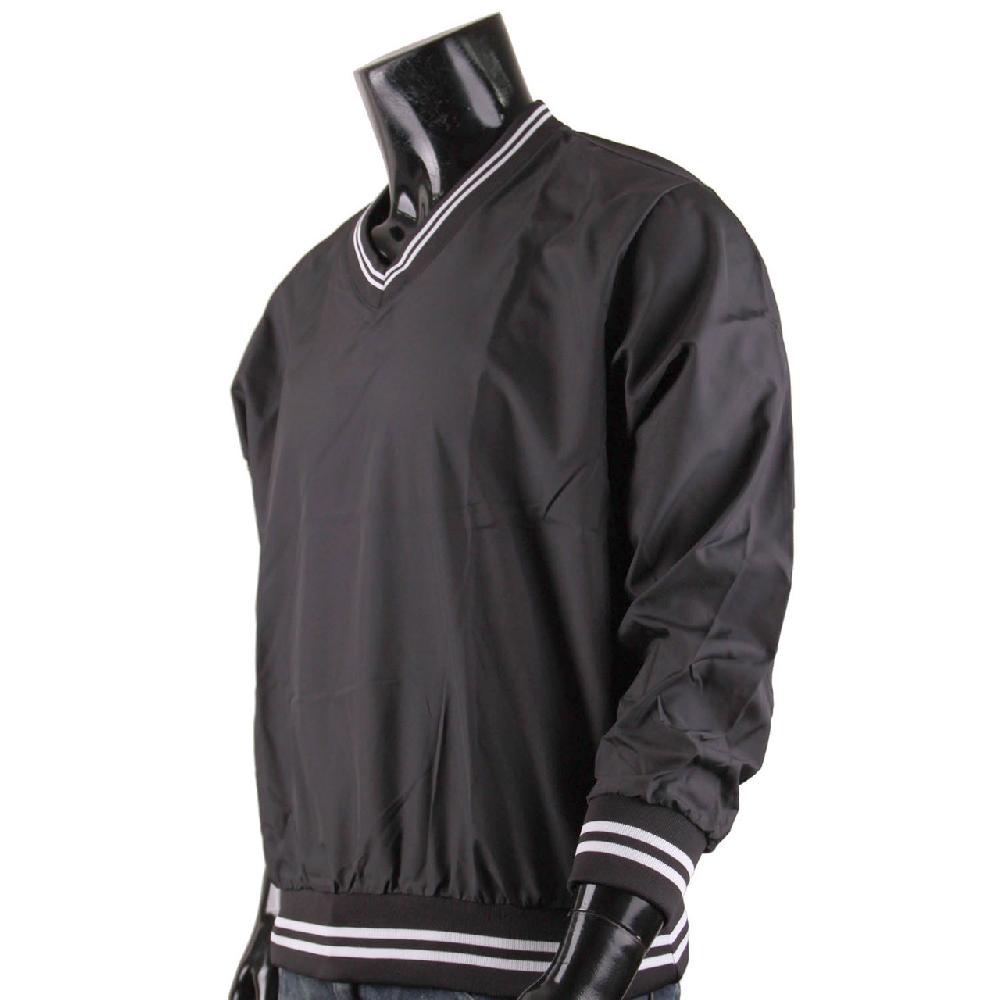 Bcpolo BCPOLO Black Windbreaker Pull Over V-Neck Long Sleeve