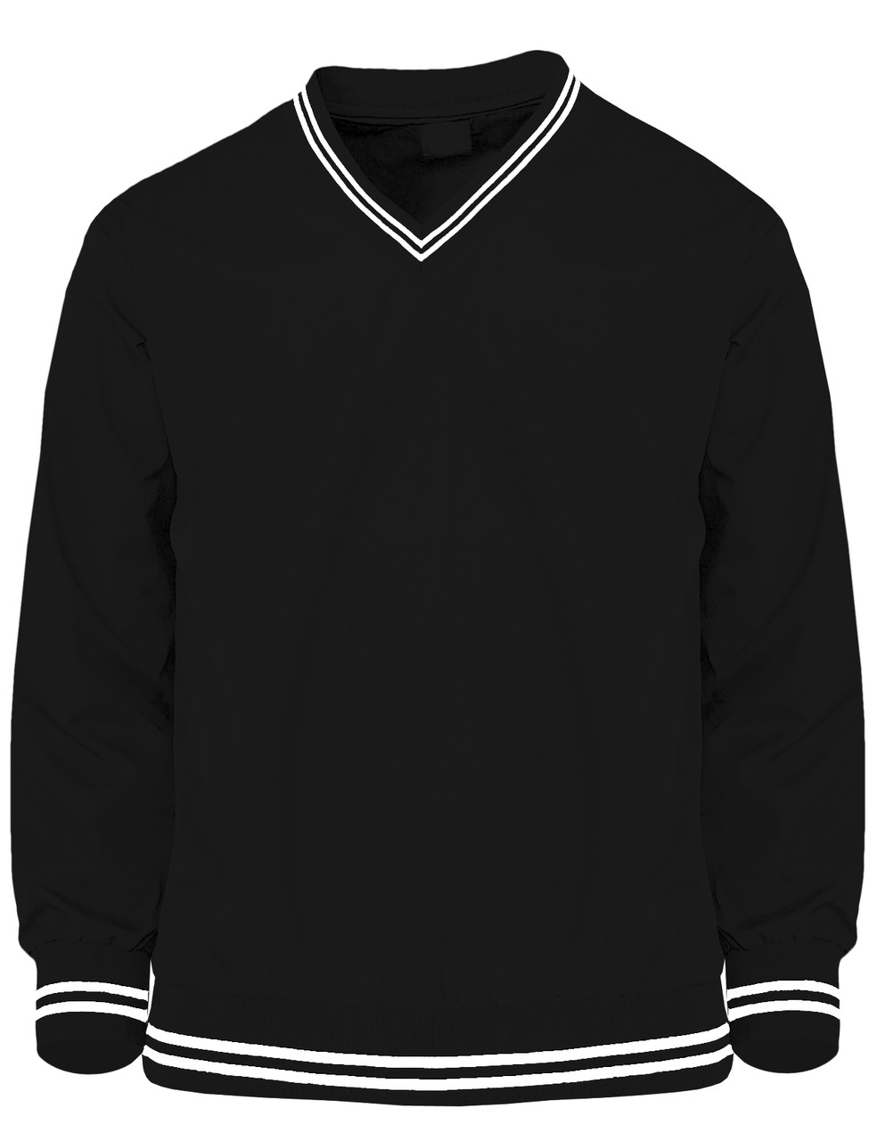 Bcpolo Long Sleeve Windbreaker Shirts-Unisex Black