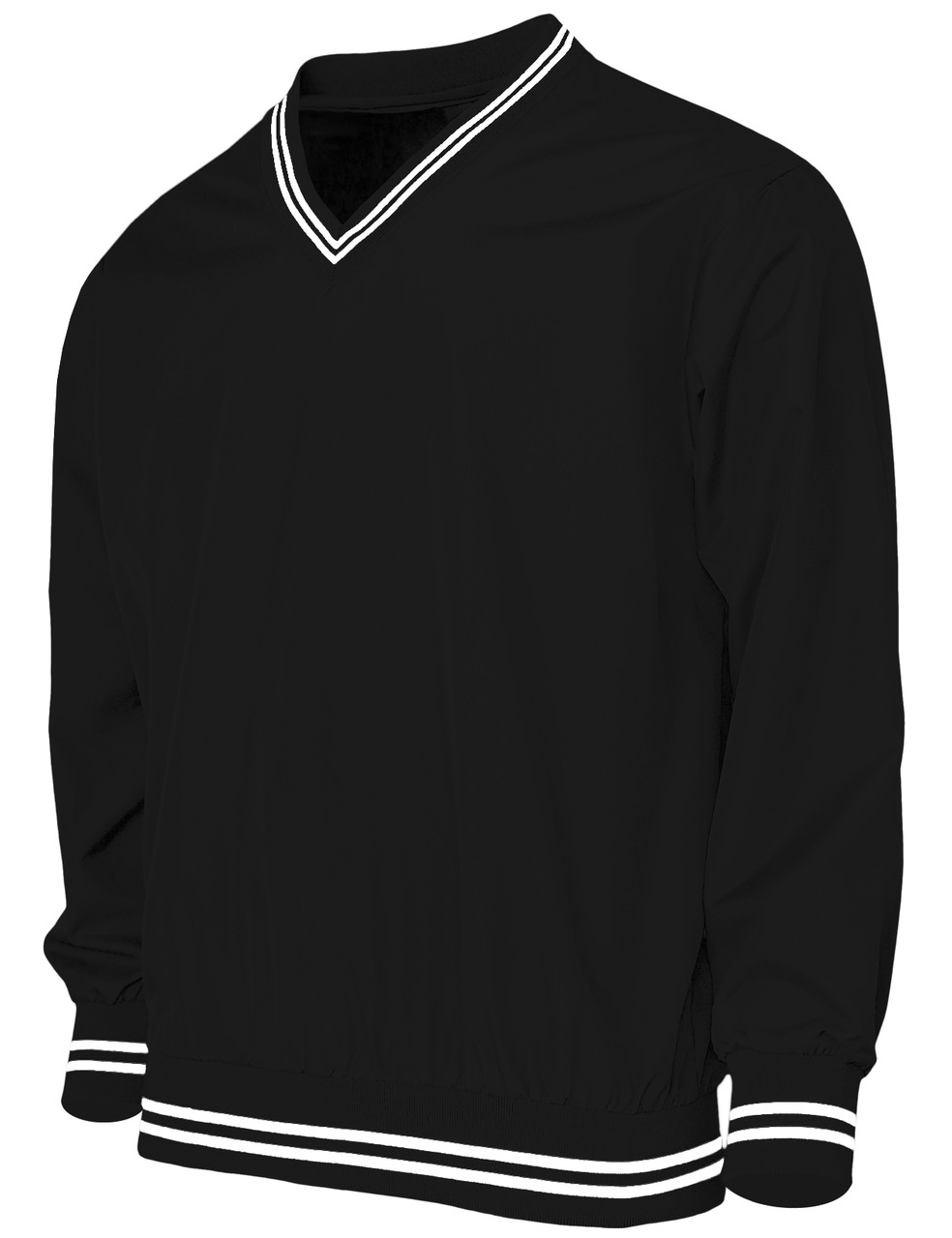 bcpolo Long Sleeve Windbreaker Shirts-Unisex Black