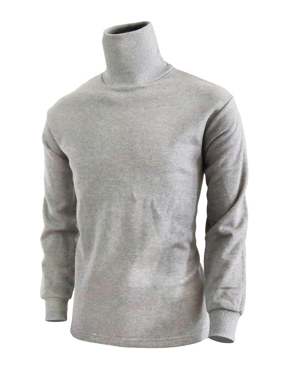 Bcpolo BCPOLO Men's Turtleneck Long Sleeves Warm Sweat Shirt_gray