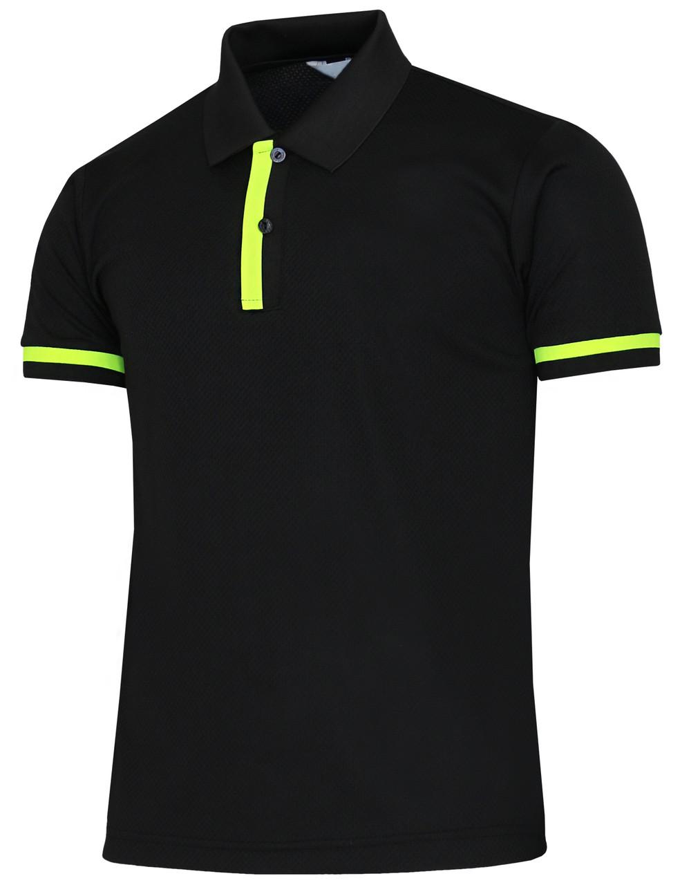 bcpolo Short Sleeve Point Polo shirt-Unisex Black