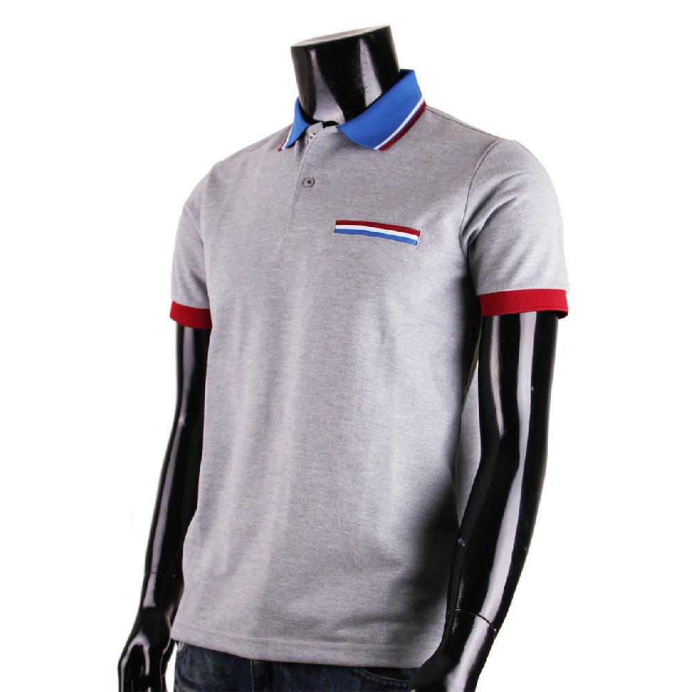 Bcpolo BCPOLO Sportswear Solid Grey Polo Shirt Short Seeve Golfwear