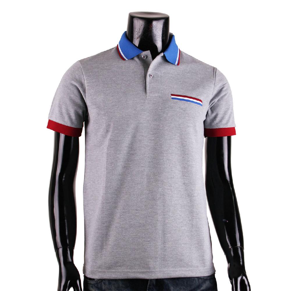 Bcpolo BCPOLO Sportswear Solid Grey Polo Shirt Short Seeve Golfwear