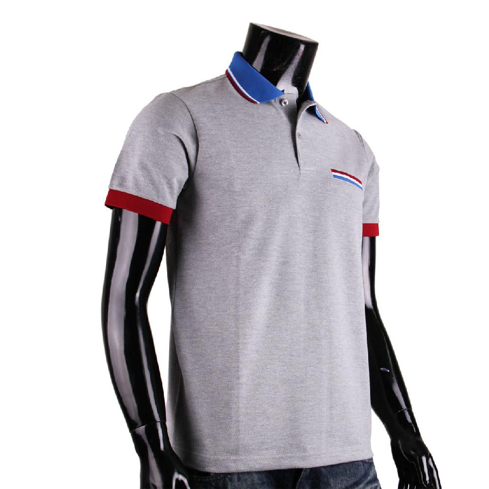 Bcpolo BCPOLO Sportswear Solid Grey Polo Shirt Short Seeve Golfwear