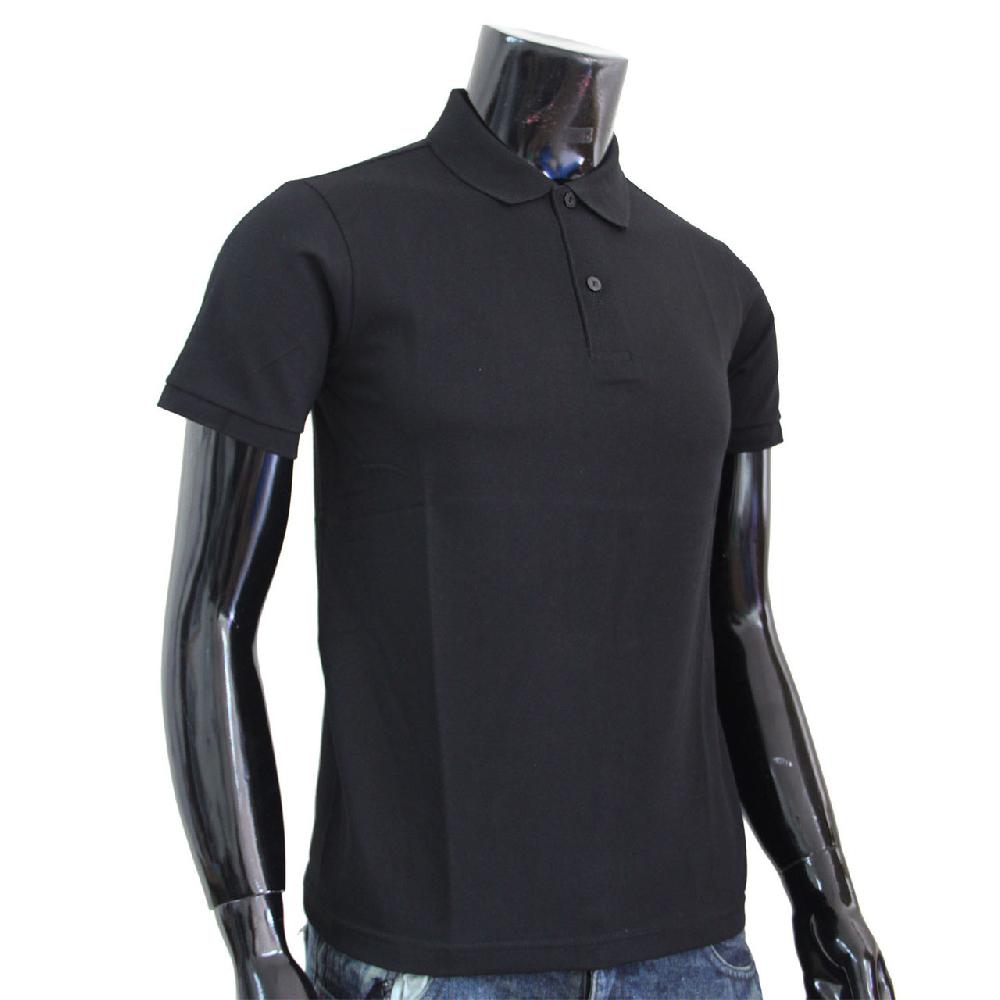 Bcpolo CASUAL SHORT SLEEVE POLO SHIRT BASIC GOLF WEAR/ BLACK