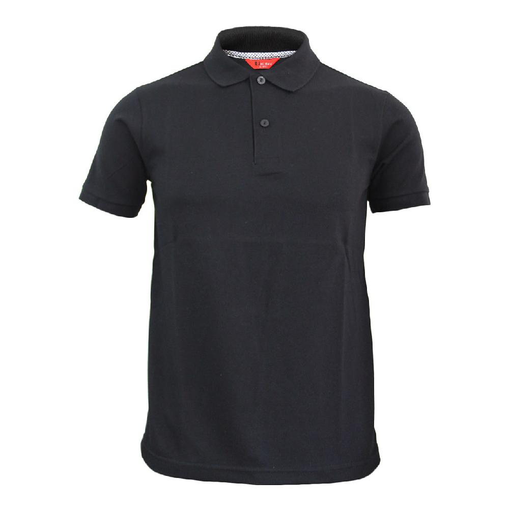 bcpolo CASUAL SHORT SLEEVE POLO SHIRT BASIC GOLF WEAR/ BLACK