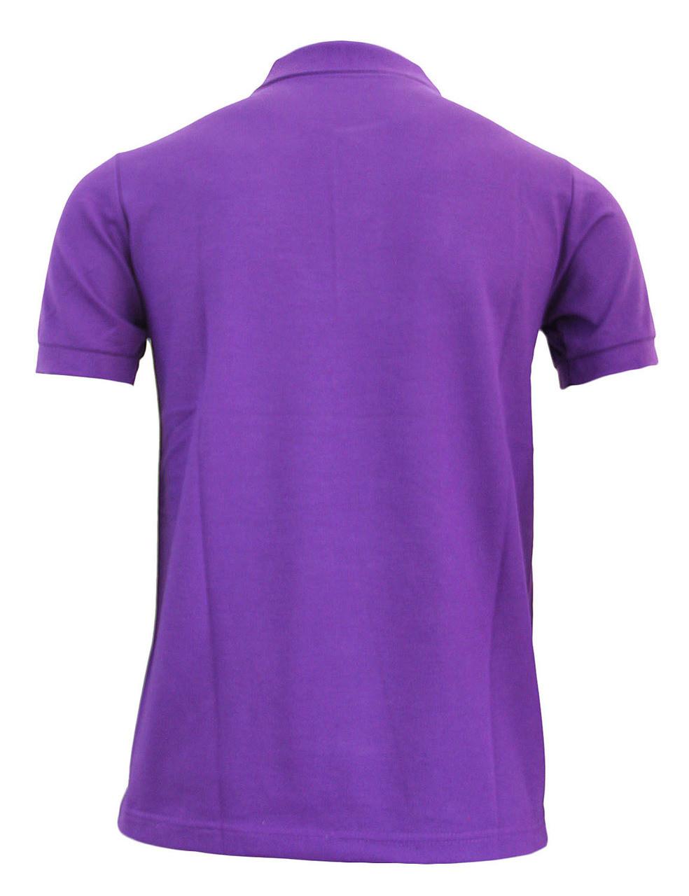 Bcpolo CASUAL SHORT SLEEVE POLO SHIRT BASIC GOLF WEAR/ PURPLE