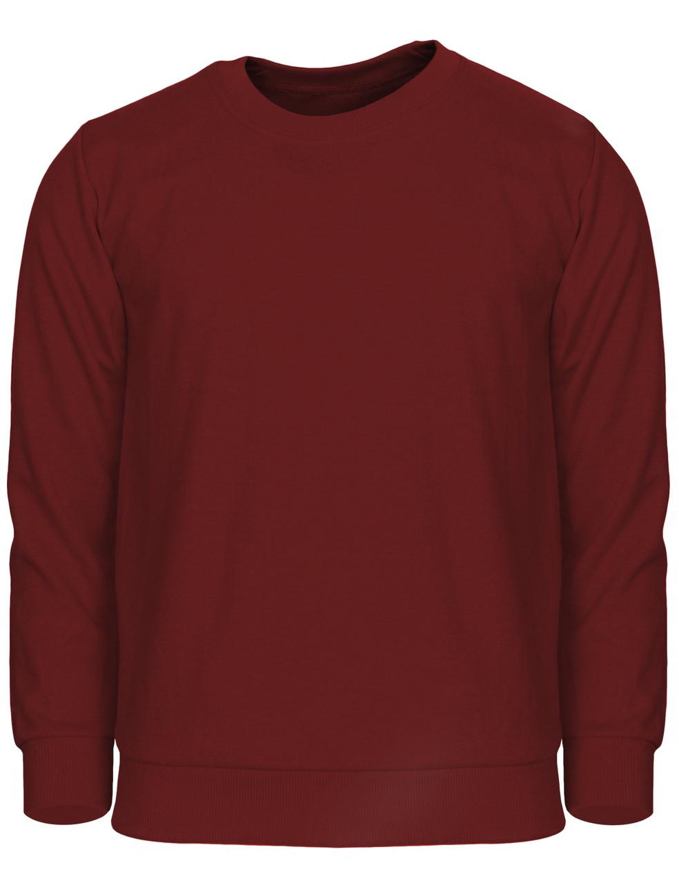 Bcpolo Fleece Crew Neck Basic Long Sleeve T-Shirt-Unisex Black