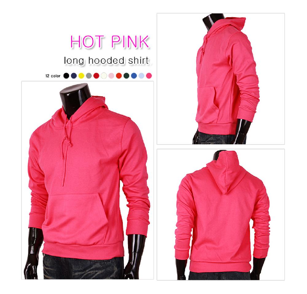 bcpolo Hoodie pull-over Cotton hot-pink hoodie style Multi size