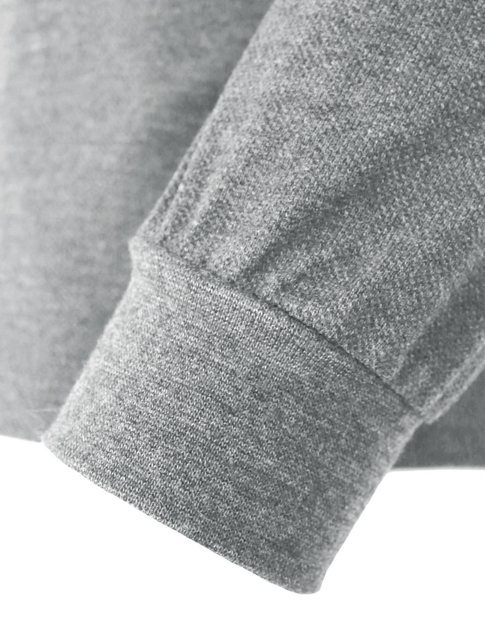 Bcpolo Long Sleeve Pique Solid Polo Shirts-Unisex Black