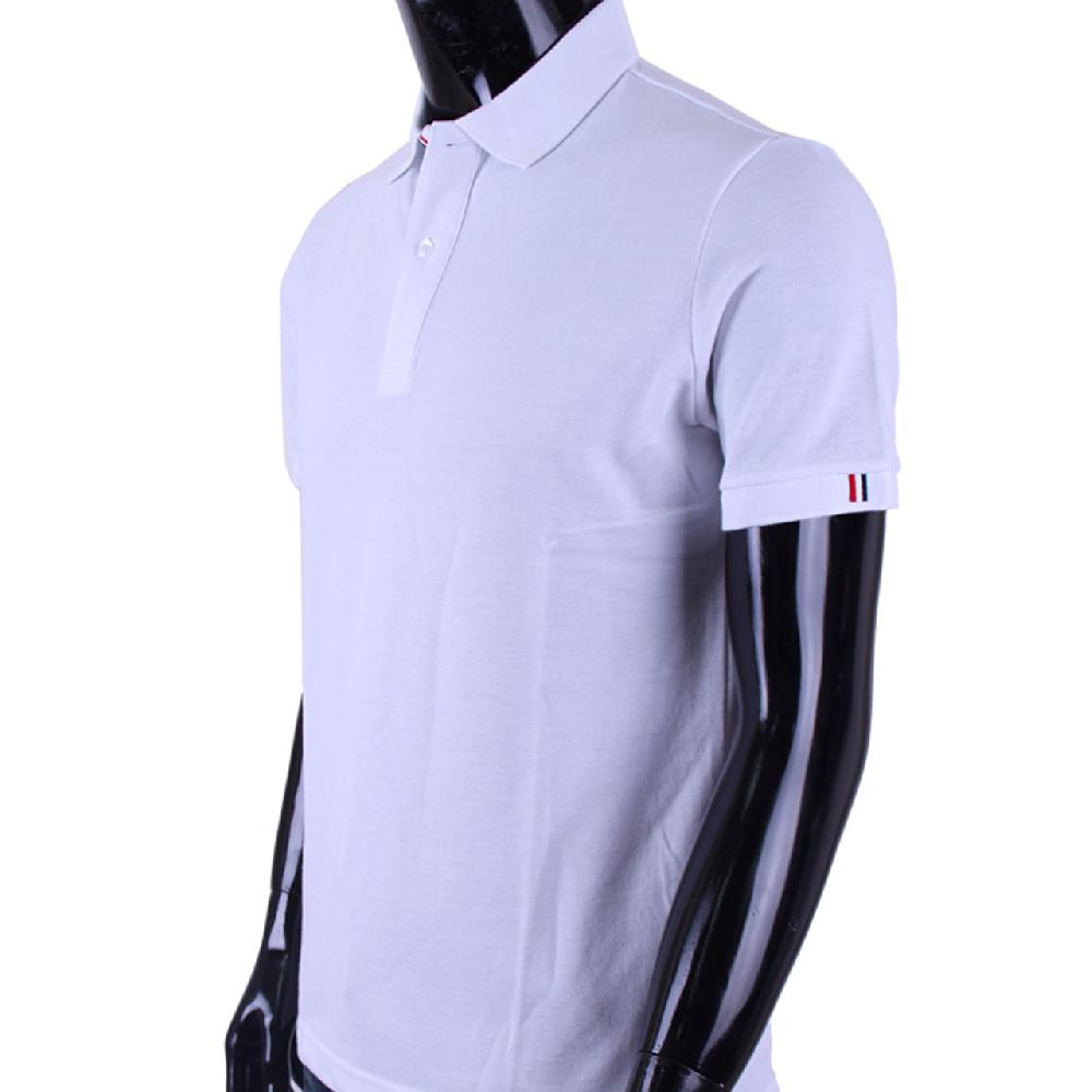 Bcpolo Men's Polo Shirt Short Sleeves Polo Shirt White Cotton Polo Shirt