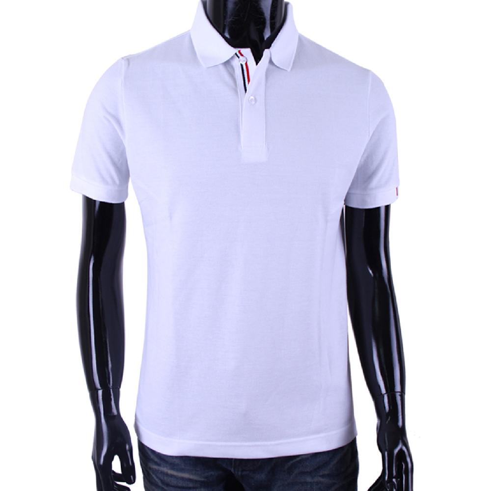 Bcpolo Men's Polo Shirt Short Sleeves Polo Shirt White Cotton Polo Shirt