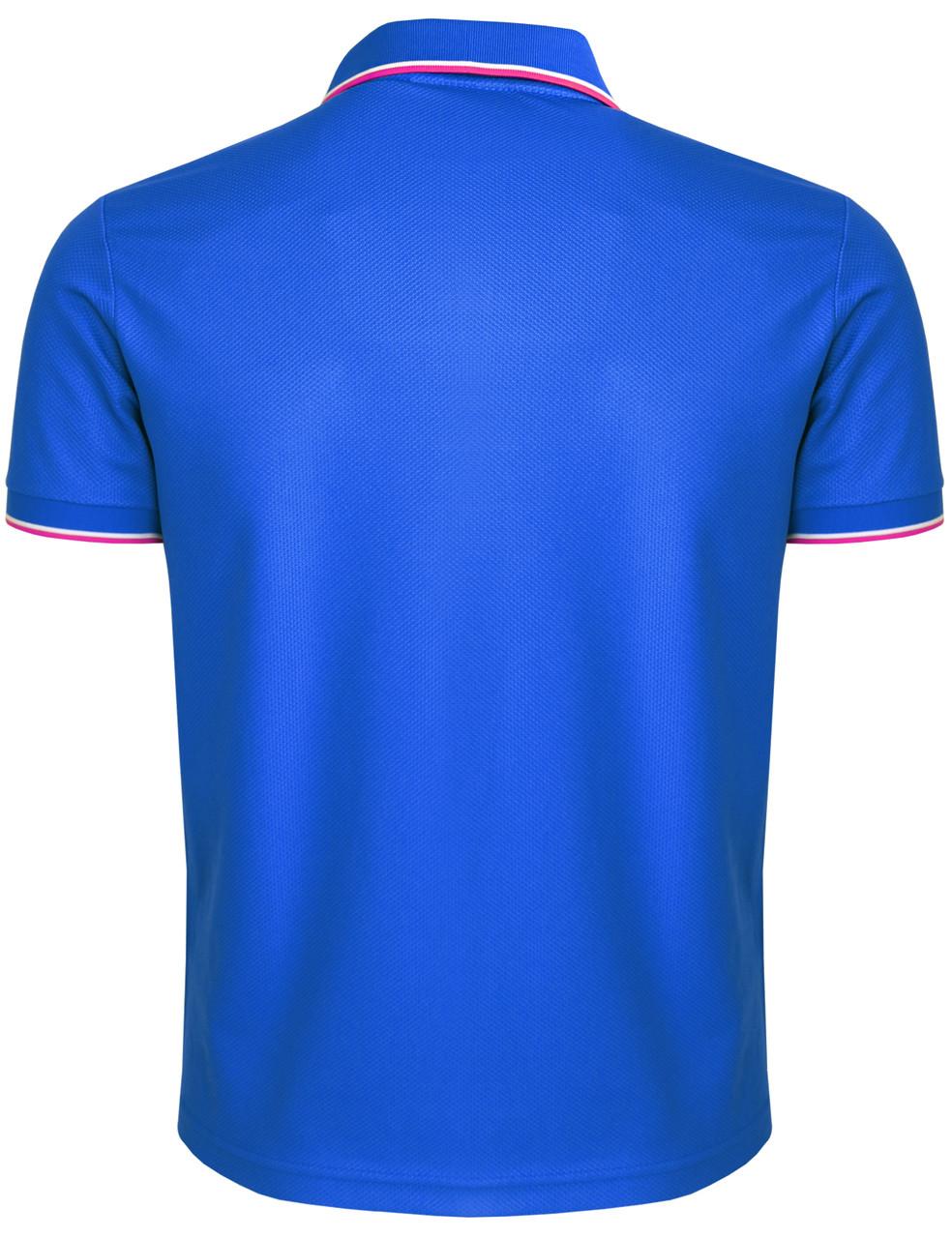 Bcpolo Short Sleeve Dri Fit Point Button Polo Shirt-Unisex Dark-navy