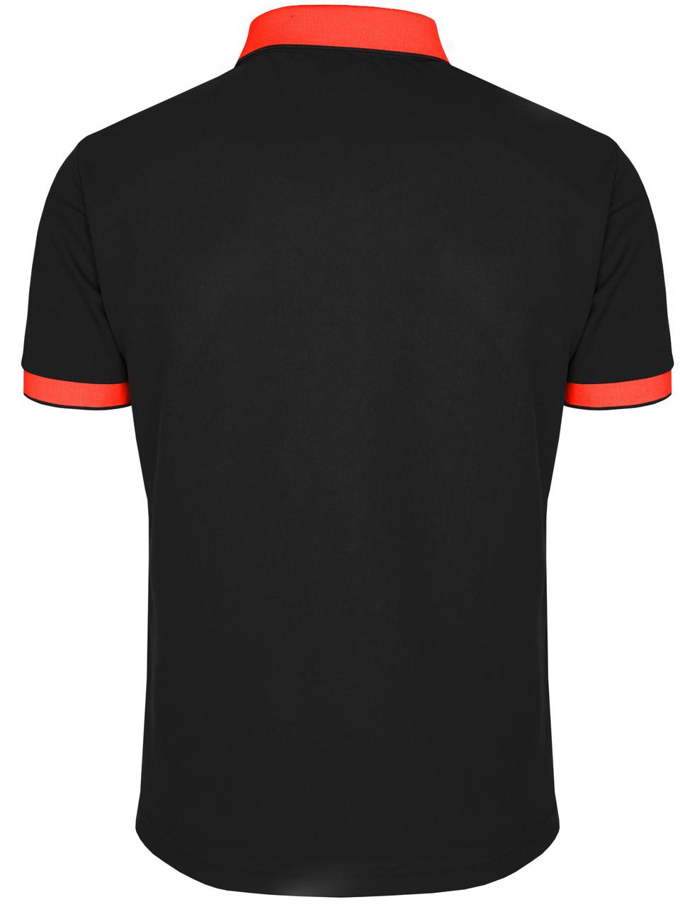 Bcpolo Short Sleeve Dri Fit Stitch Point Polo Shirt-Unisex Black
