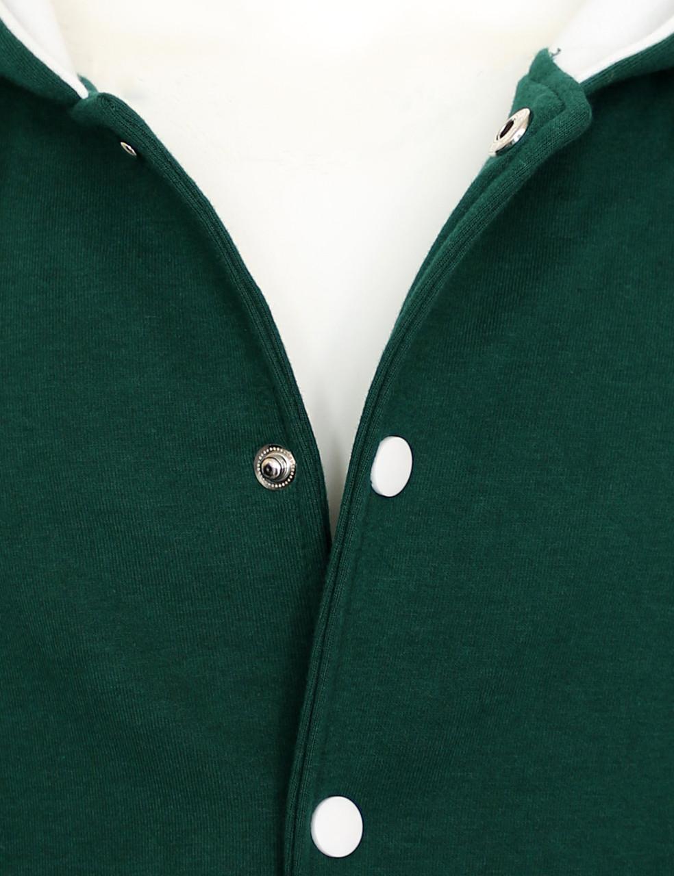 Bcpolo Sweatshirt Jacket Hoodie Baseball Jacket Varsity Letterman Jacket-Unisex Wine