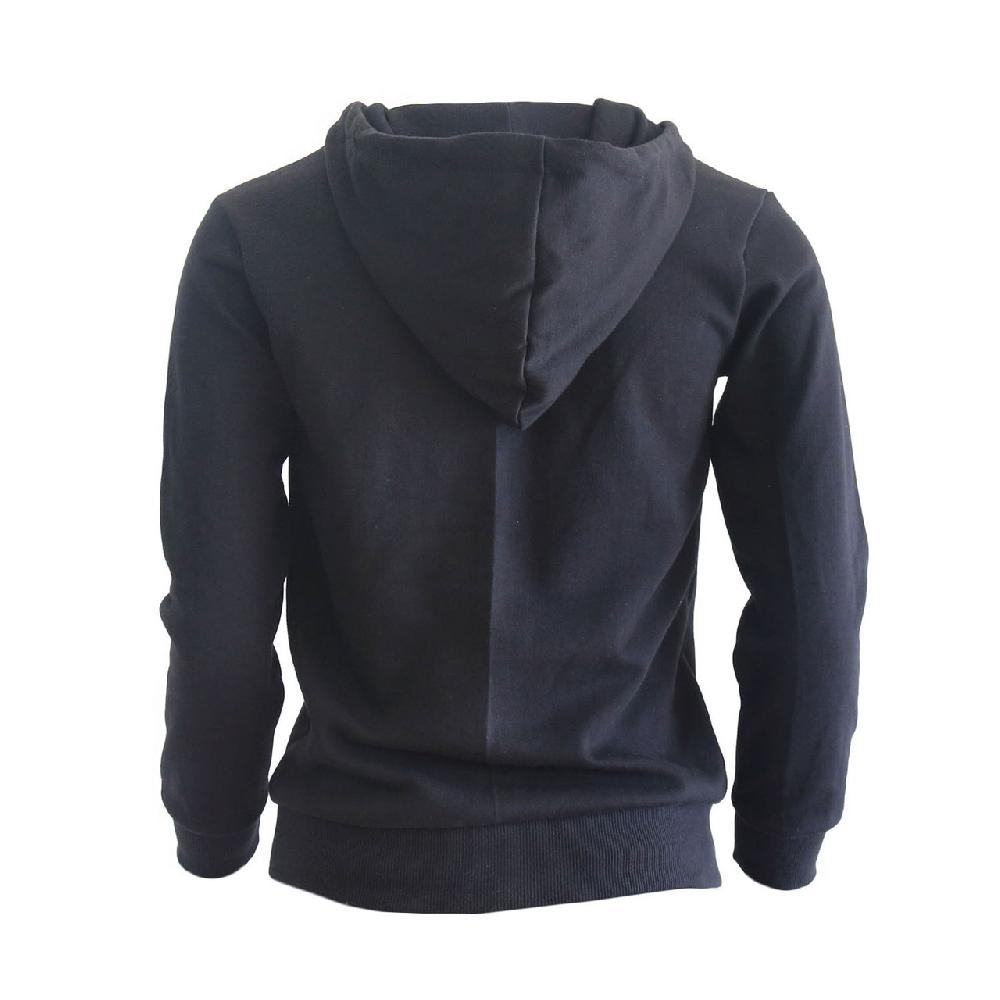 Bcpolo Zip Hoodie Black Hoodie Plain Solid Zip Up Hoodie