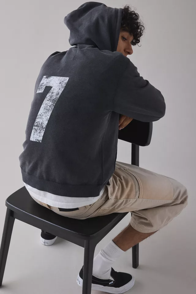 Bdg Urban Outfitters BDG Bonfire Graphic Full Zip Hoodie Sweatshirt