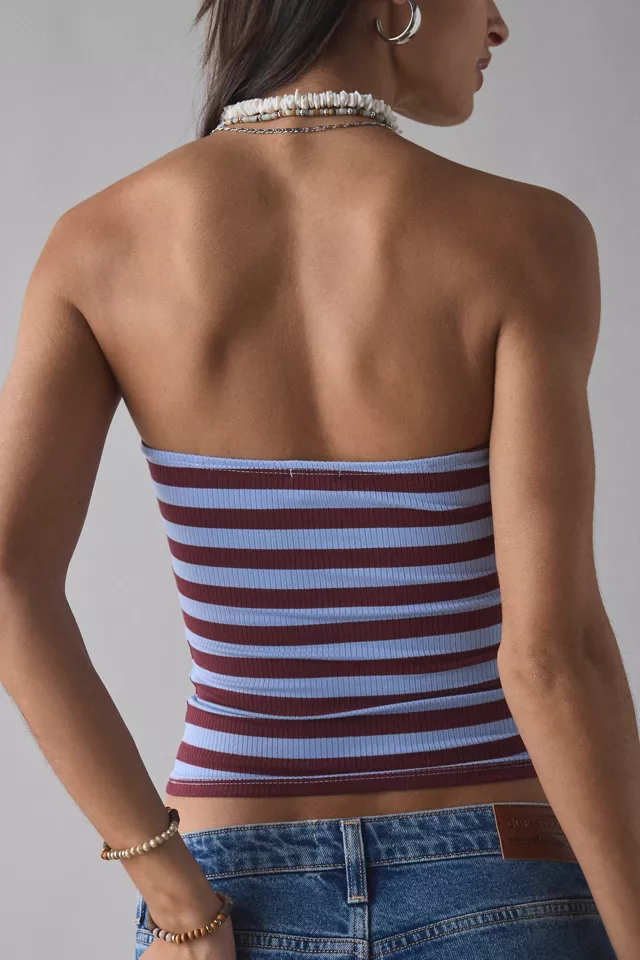 Bdg Urban Outfitters BDG Carla Sweetheart Neckline Ribbed Knit Tube Top