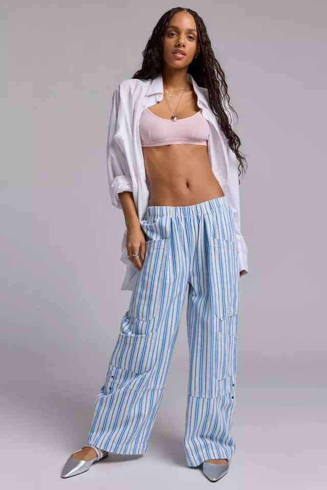bdg urban outfitters BDG Charlie Printed Wide-Leg Pant