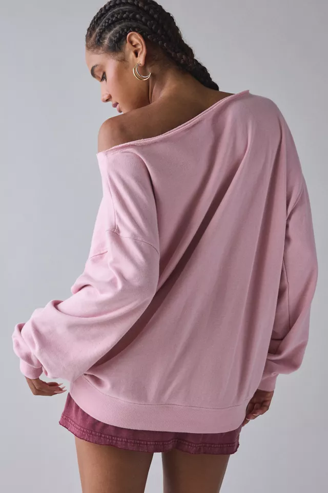 Bdg Urban Outfitters BDG Jessa Graphic Off-The-Shoulder Pullover