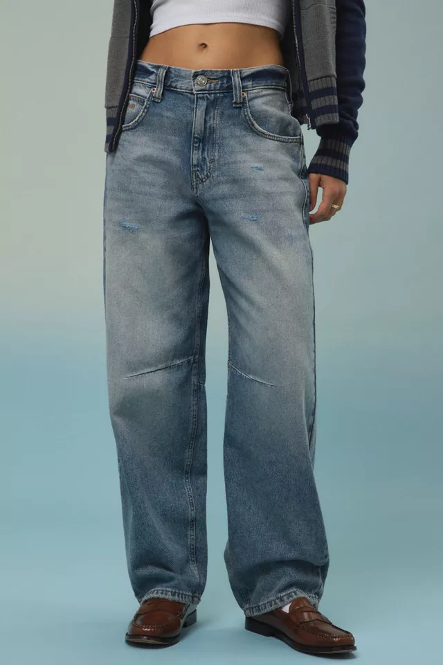 Bdg Urban Outfitters BDG Logan Buckle Baggy Barrel Jean