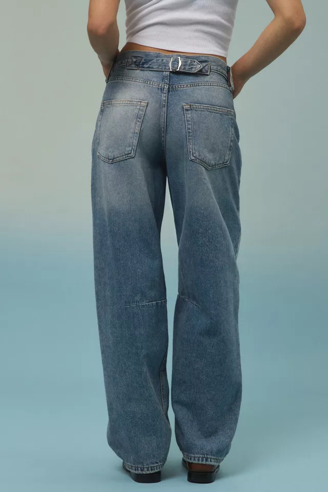 Bdg Urban Outfitters BDG Logan Buckle Baggy Barrel Jean