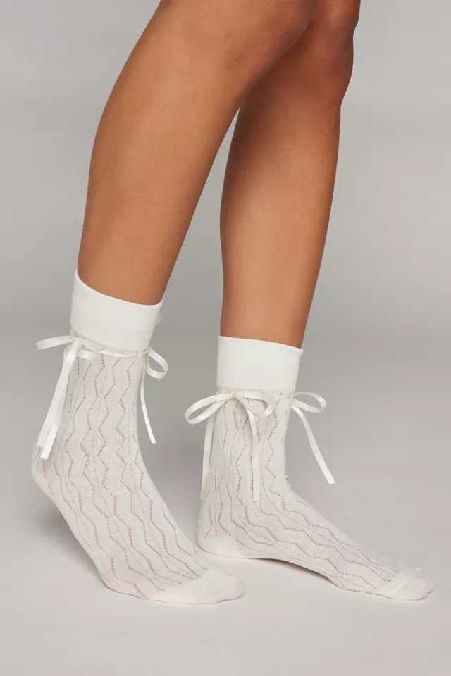 Bdg Urban Outfitters Ariana Bow Crew Sock