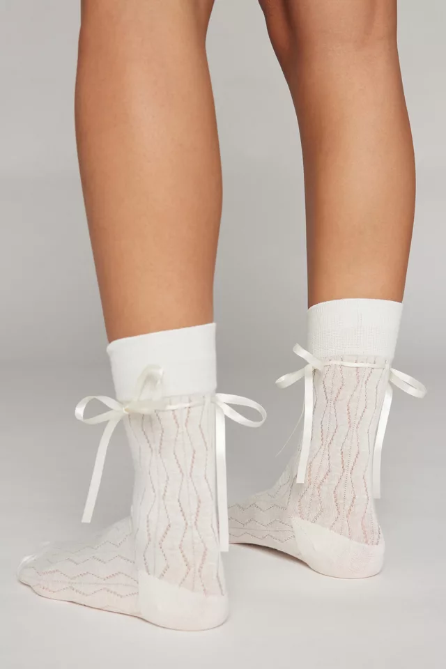 Bdg Urban Outfitters Ariana Bow Crew Sock