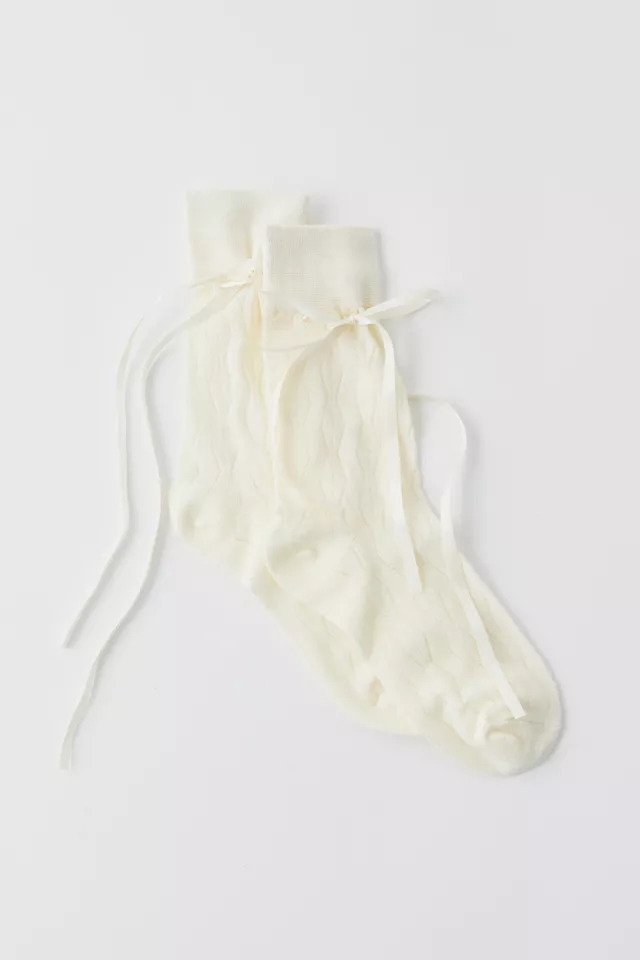 Bdg Urban Outfitters Ariana Bow Crew Sock