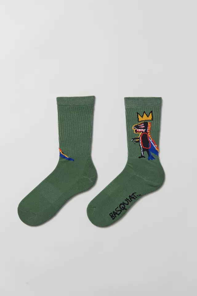 Bdg Urban Outfitters Basquiat Dino Crew Sock