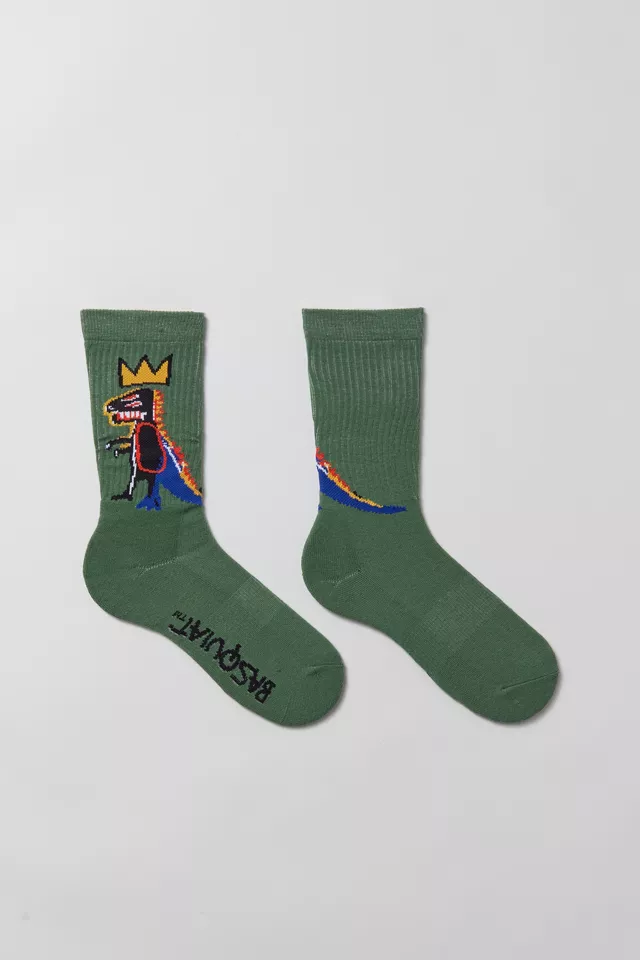 bdg urban outfitters Basquiat Dino Crew Sock