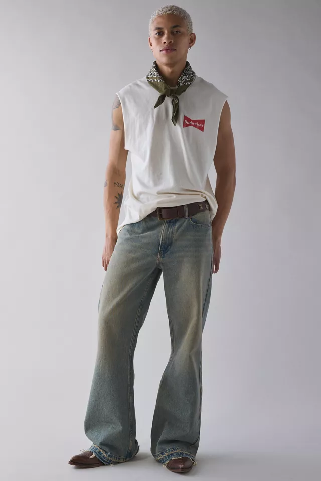 Bdg Urban Outfitters Budweiser Graphic Muscle Tee