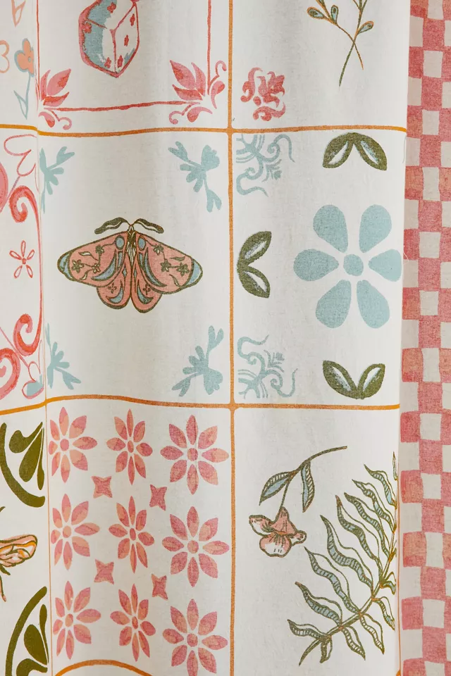 Bdg Urban Outfitters Mariana Tile Shower Curtain