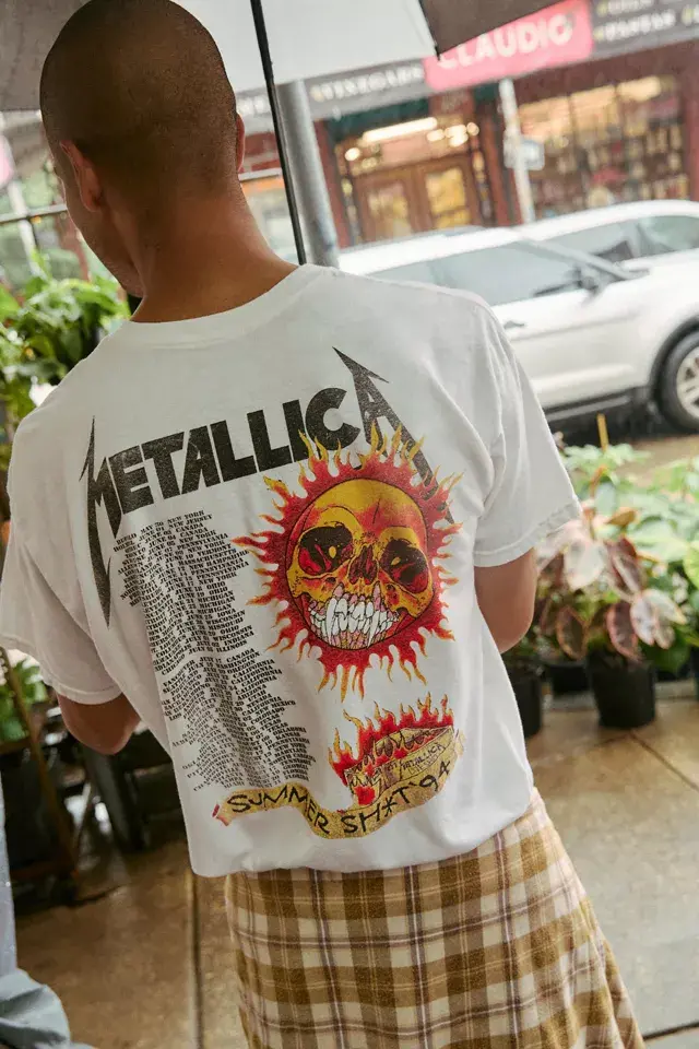 Bdg Urban Outfitters Metallica Tour Graphic Tee