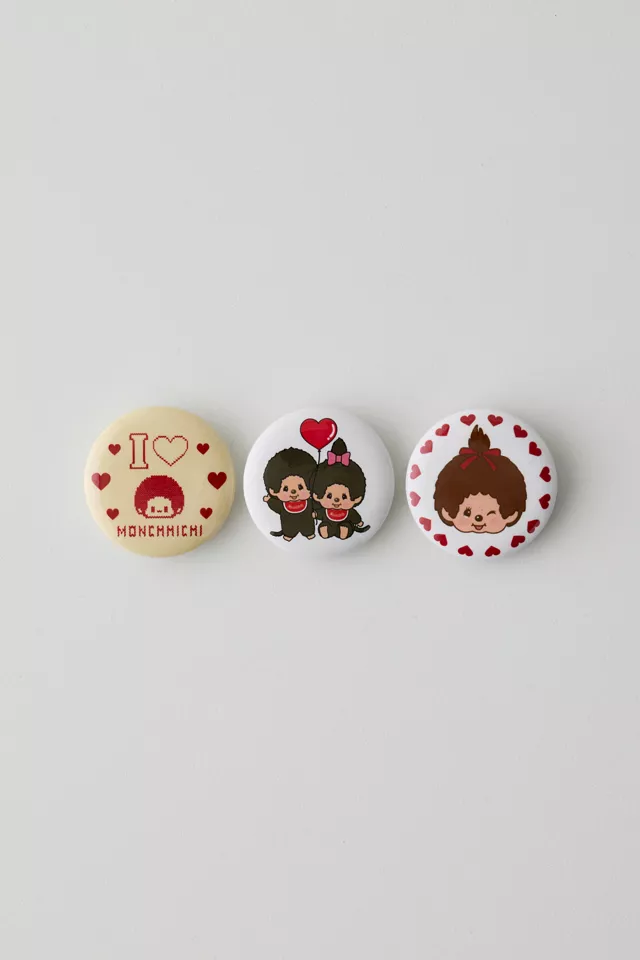 Bdg Urban Outfitters Monchhichi Pin Set