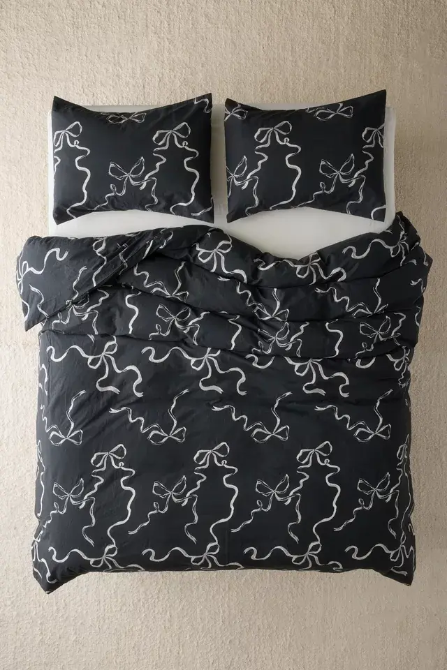 Bdg Urban Outfitters Painted Bows Duvet Cover Set