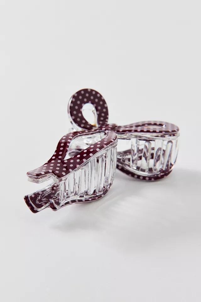 Bdg Urban Outfitters Resin Draped Bow Claw Clip