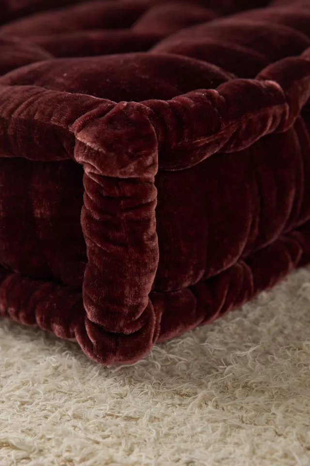 Bdg Urban Outfitters Ruthie Velvet Floor Pillow