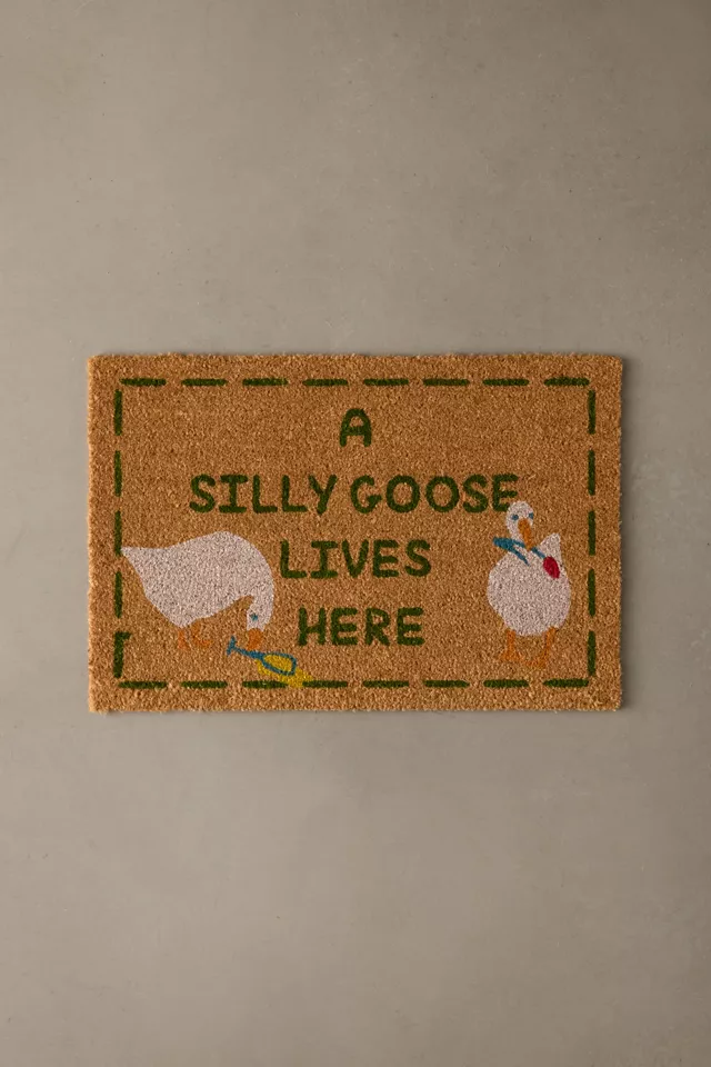bdg urban outfitters Silly Goose Coir Doormat