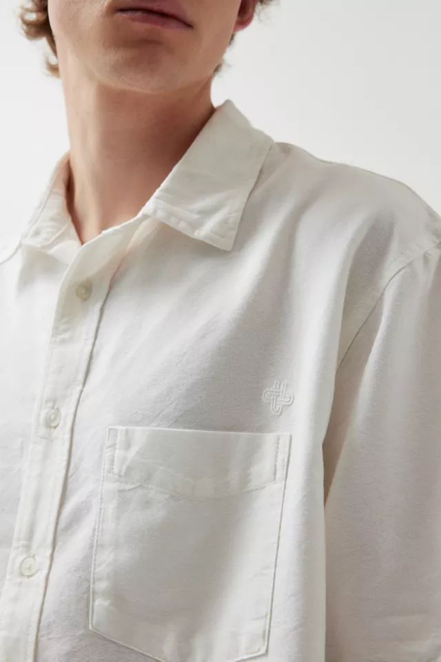 Bdg Urban Outfitters UO Solid Cutoff Oxford Shirt